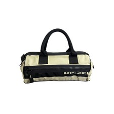 Vintage Men?s Diesel Spare Parts Beige Utility Duffle Y2K Bag 90s Zip Up