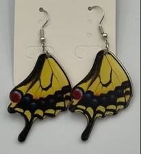 Butterfly Wings Acrylic Earrings B 