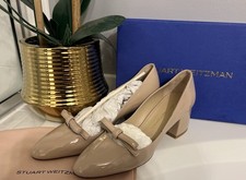 Stuart Weitzman FELICITY BLOCK PUMP 60 Nude B...
