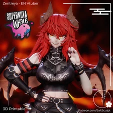 Zentreya - Vtuber | Painted Preorder / Unpainted Options