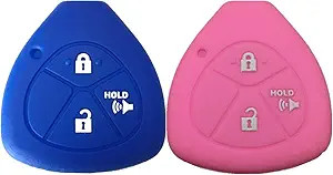 Key Fob Cover: Key Case Protector Replacement Fit for 4Runner, Corolla, Matrix,