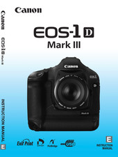 Canon EOS 1D Mk III Camera User Owner Instruction Manual