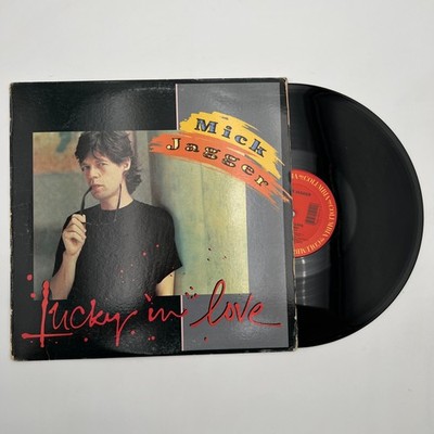 Mick Jagger Lucky in Love 12  Single 45RPM Columbia 44-05214 1985
