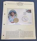 2000 Isle Of Man Crown PNC. Queen Mother Centenary. 6734. Info Card.