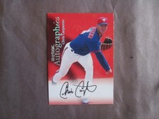 2000 SKYBOX AUTOGRAPHICS AUTOGRA BASEBALL CARD CHRIS CARPENTER TORONTO BLUE JAYS
