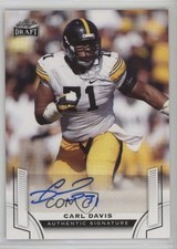 2015 Leaf Draft Auto Carl Davis #BA-CD1 Auto 10k8