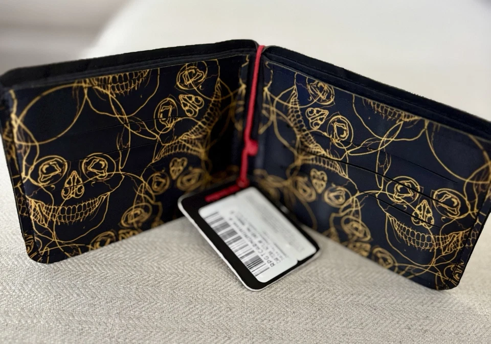 Ay Guey Men’s Skull Wallet N/Tags & W/ Small Card Wallet - Image 3 of 4