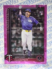 2025 Topps Update Mickey Gasper #US291 (PINK Diamante Foil)  Minnesota Twins