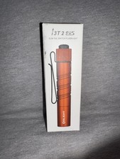 Olight I3T 2 EOS Slim LED Flashlight Tail Switch Pocket Clip Orange