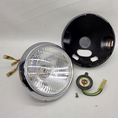 Kawasaki KS125 KS 125 KE125 KE 125 Head Lamp HeadLight Set Kawasaki KS125 KS 125 KE125 KE 125 Head Lamp HeadLight Set