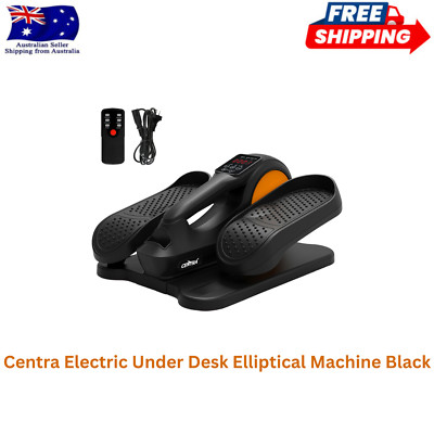 Centra Electric Under Desk Elliptical Machine Black