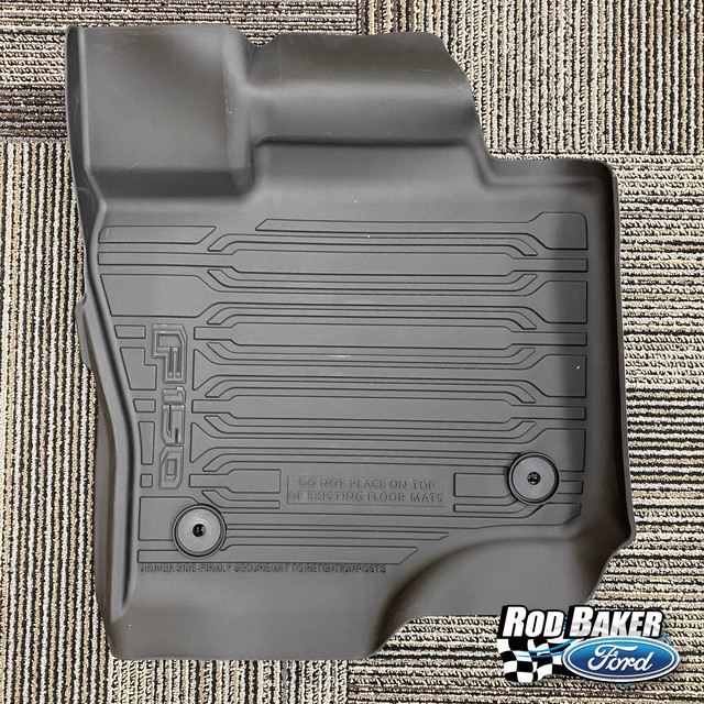 15 thru 20 F150 OEM Genuine Ford Tray Style Molded Floor Mat Set 3pc