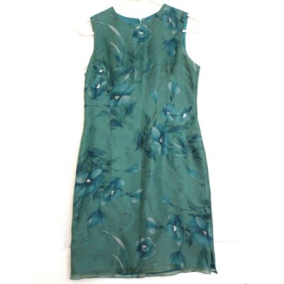 green mini shift dress Light Green Embroidered Mini Dress - Shift Dresses main image 1