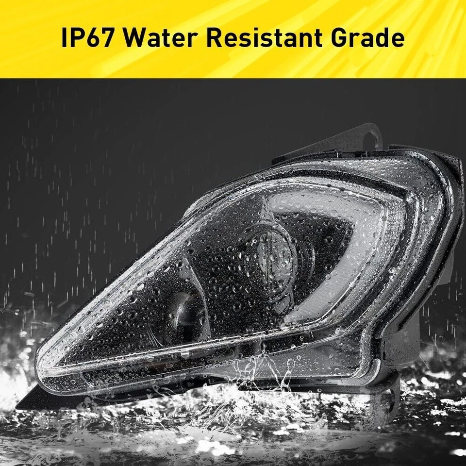 LED Headlights Set DRL Lamp For YAMAHA YFZ 450 450R 450X RAPTOR 250 350 700 700R - Image 4 of 4