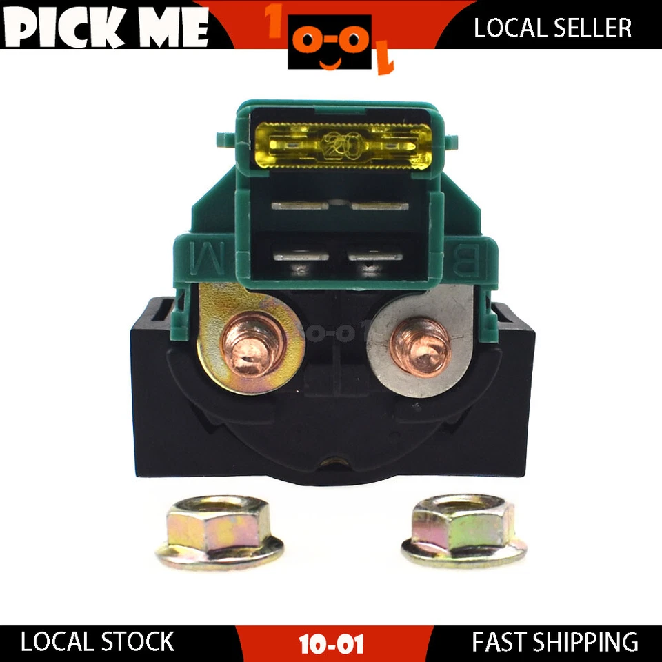 Solenoid Starter Relay For Kawasaki Ninja ZX-11 ZX1100 1990-1998 1999 2000 2001 - Image 3 of 3