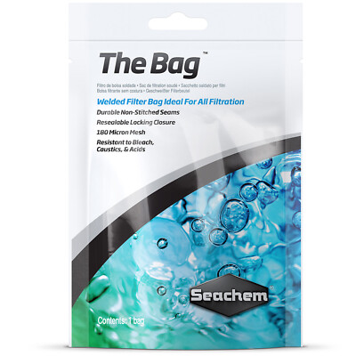 Seachem The Bag 180 Micron Super Fine Mesh Filter Media Bag