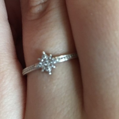 Bague D'oreille (clou) En Argent Massif 925 Rhodié Avec Oxyde De Zirconium - Sans Nickel - Pour Femme