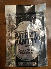 Patriot Pantry Survival Emergency Food Creamy Chicken Rice 4 Servings