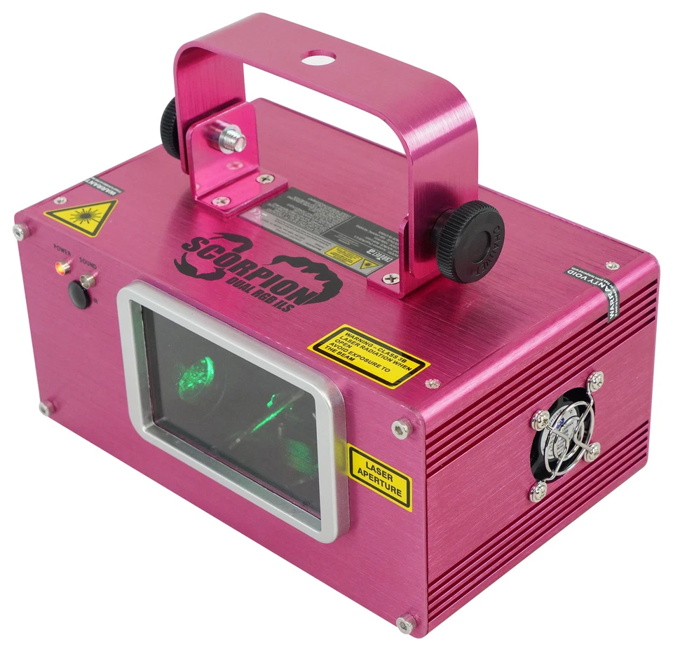 Chauvet Scorpion Dual RGB ILS Fat Beam Dual Mirror Laser Aerial Sky Effect Light - Image 3 of 4