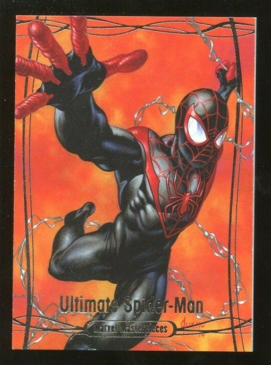 2016 Marvel Masterpieces Level 1 Base Card 1 ULTIMATE SPIDER-MAN # 0208/1999