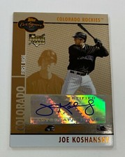 2008 Topps Co-Signers Joe Koshansky Rookie Autograph Card 20/400 AR23