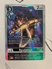 Ryudamon BT15-056 SR Digimon CCG | Exceed Apocalypse NM