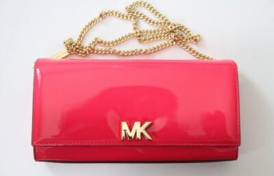MICHAEL MICHAEL KORS Mott Large East West Clutch 30S8G0XC7A Ultra Pink