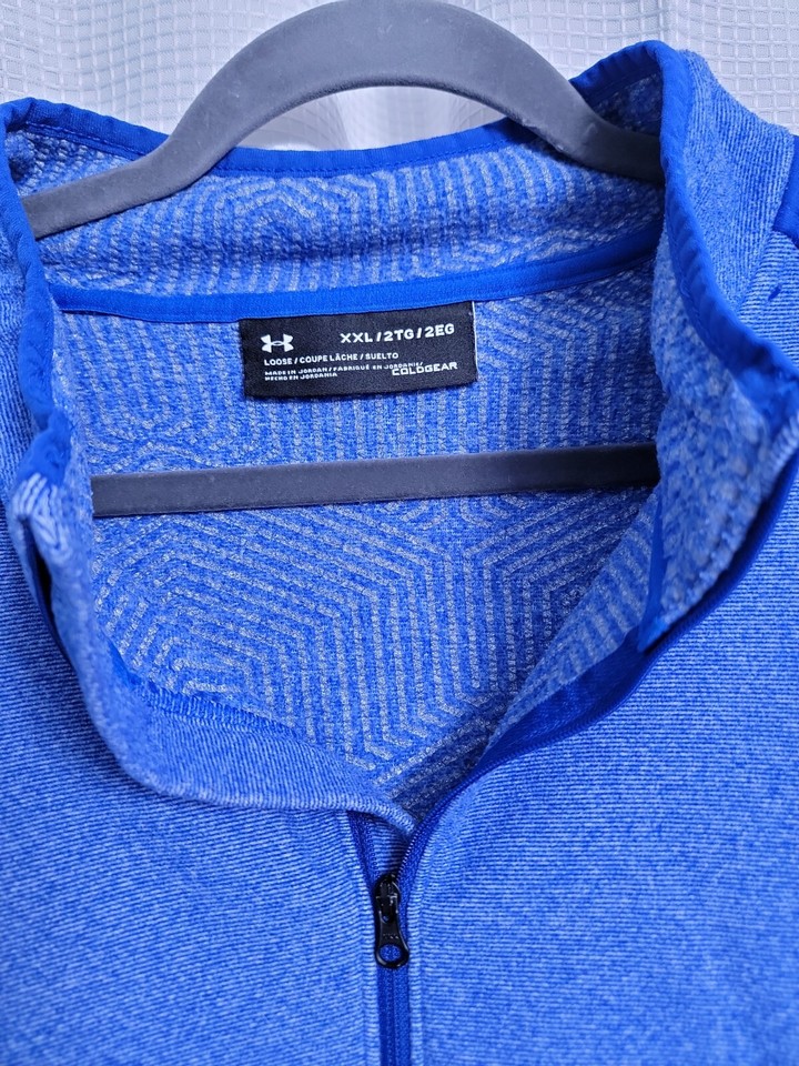 Under Armour Blue Coldgear Infrared Performance Fleece Men's XXL
