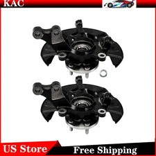 2pc Wheel Bearing Hub Steering Knuckle Assy For Toyota Corolla 2003-2008 698-389