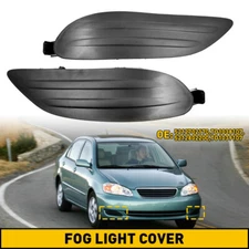 For Toyota Corolla 2005-2008 2x Front Left & Right Side Bumper Fog Lights Cover