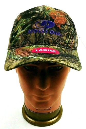 MOSSY OAK Womens Camo Purple Logo Hat Cap Hunting Snapback NWT  - Afbeelding 1 van 5
