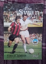 1982/83 ECWC 2nd Round - SWANSEA CITY v. PARIS SAINT GERMAIN