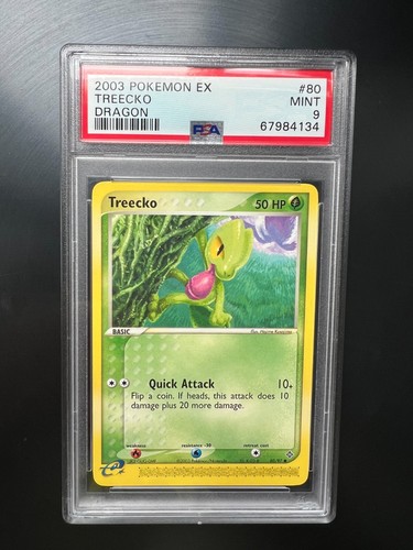 Treecko graded PSA 9 for sale on eBay