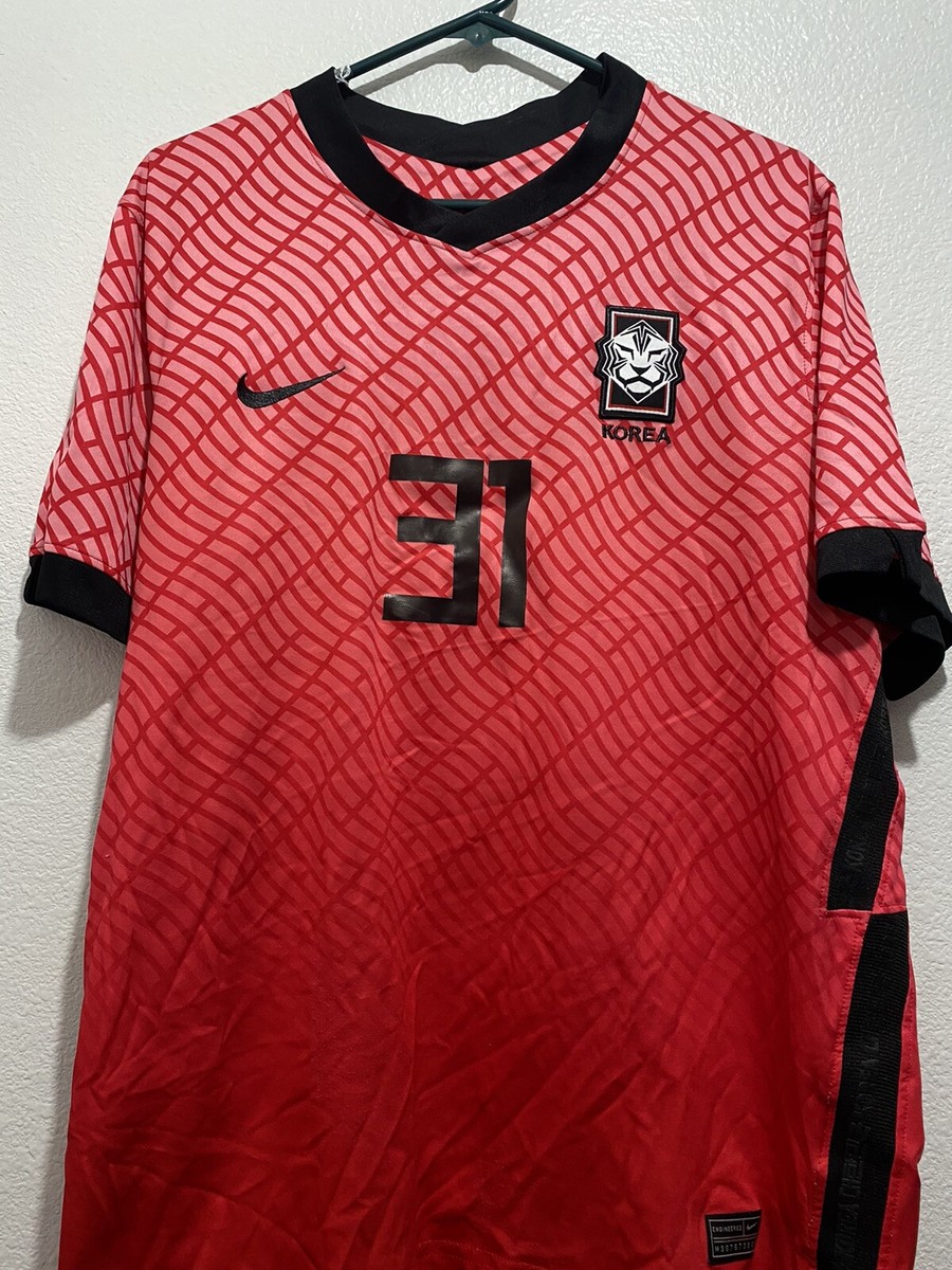 Nike South Korea 2020 2021 Nike Home Soccer Jersey Size Nike South Korea 2020 2021 Nike Home Soccer Jersey Size