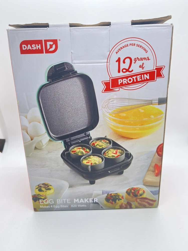 Dash Egg Bite Maker Countertop Egg Cooker Teal -