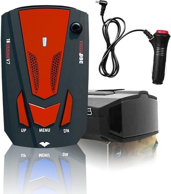Radar-Detector with Long Range Detection, Mute Memory, Led Display, City/Highway