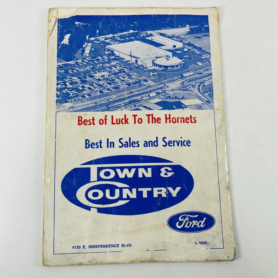 Vintage 1971 Charlotte Hornets Minor League Baseball Official Program Rare - Image 2 of 4