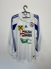 SV REUTTE 2003/2004 MATCH WORN FOOTBALL LONG SLEEVE #5 ADIDAS SHIRT JERSEY SZ XL