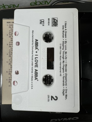 ABBA I Love ABBA Cassette Tape 80142-4 Atlantic - Picture 9 of 10