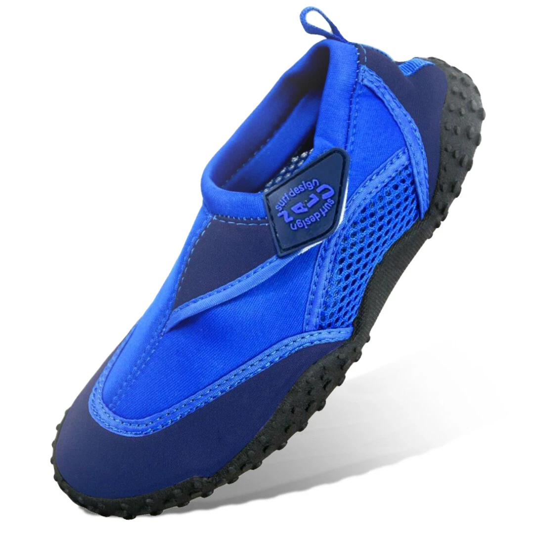 Aqua Shoes Beach Surf Wet Water Shoes Boys Girls Mens Womens Wetsuit Navy Blue