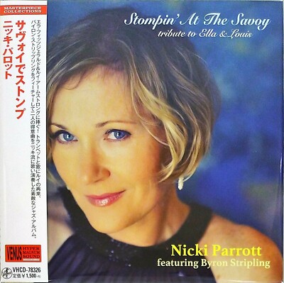 Nicki Parrott Jazz SEALED CD Stompin' At The Savoy Tribute To Ella & Louis OBI