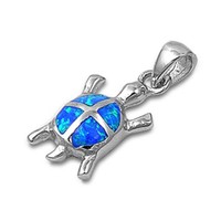 Blue Australian Opal Turtle .925 Sterling Silver Pendant 1 Long on sale Blue Australian Opal Turtle .925 Sterling Silver Pendant 1 Long on sale