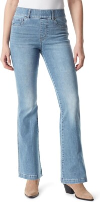 Gloria Vanderbilt Shape Effect Flared Leg Jeans Womens 10S Sonoma Valley Pull On
