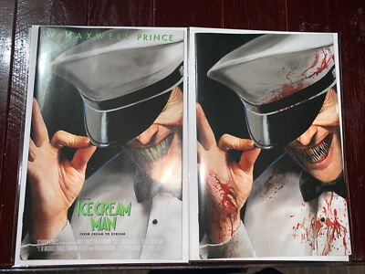 ICE CREAM MAN #25 JOHN GALLAGHER MOVIE & BLOODY Variant SET LTD 666 In Hand