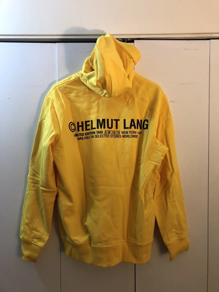 Yellow helmut shop lang hoodie