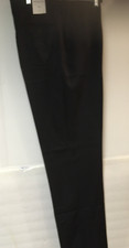Men'S Classic Fit Black Dress Pants Unhemmed,stretchable waist assorted size new