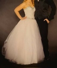 pink, small, corset, prom dress