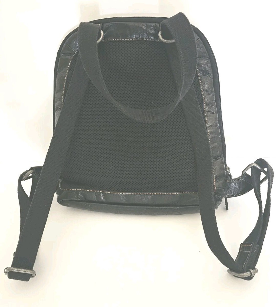 Jack Georges Voyager Convertible Backpack Crossbody Black Leather Jack Georges Voyager Small Backpack – bagdUp main image 2