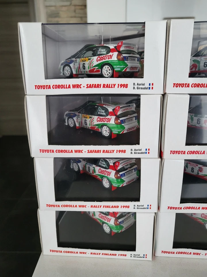 VITESSE 1/43 Diecast - Toyota Corolla WRC Rally Season 1998 Sainz/Auriol - Immagine 2 di 4