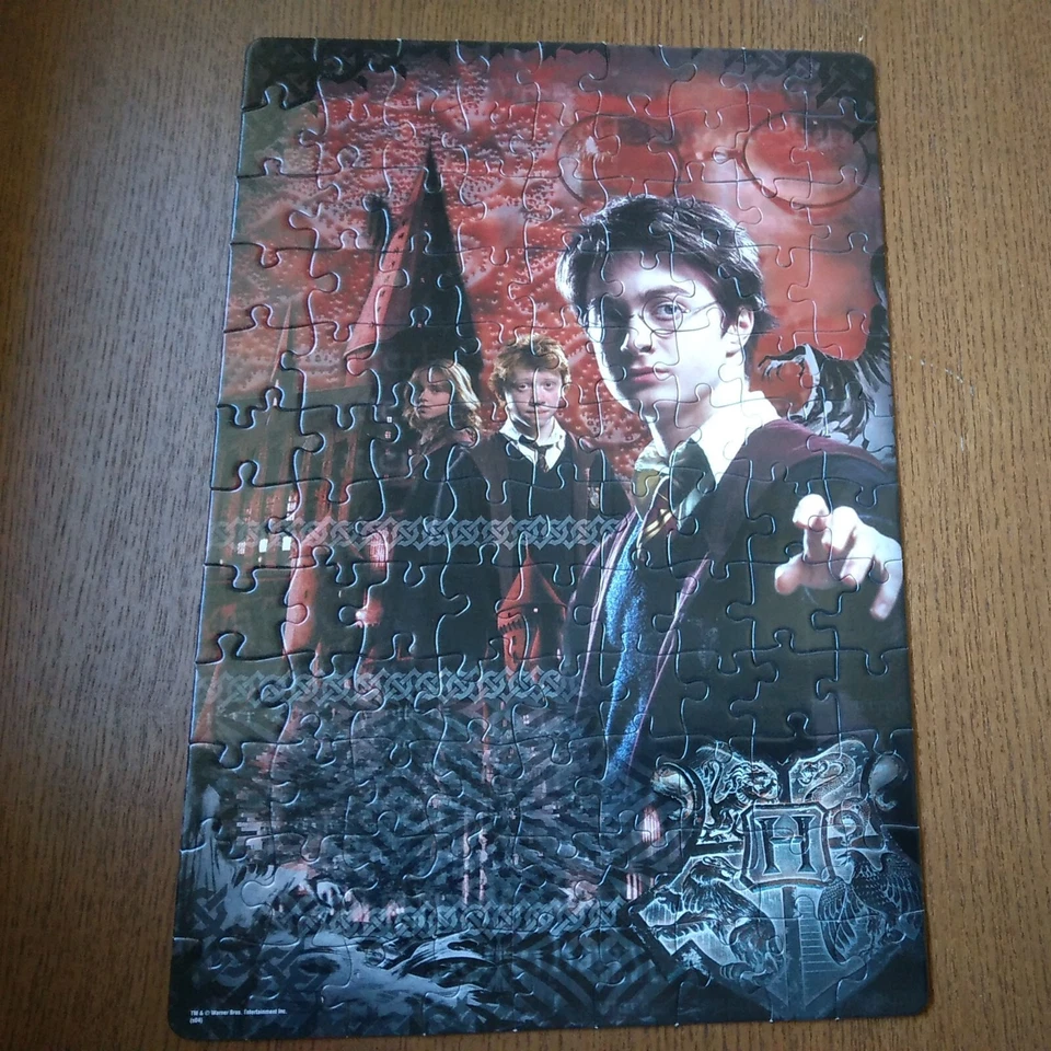 2003 Harry Potter Jigsaw Puzzle-Mattel C5551-100 Piece Complete - Image 2 of 4
